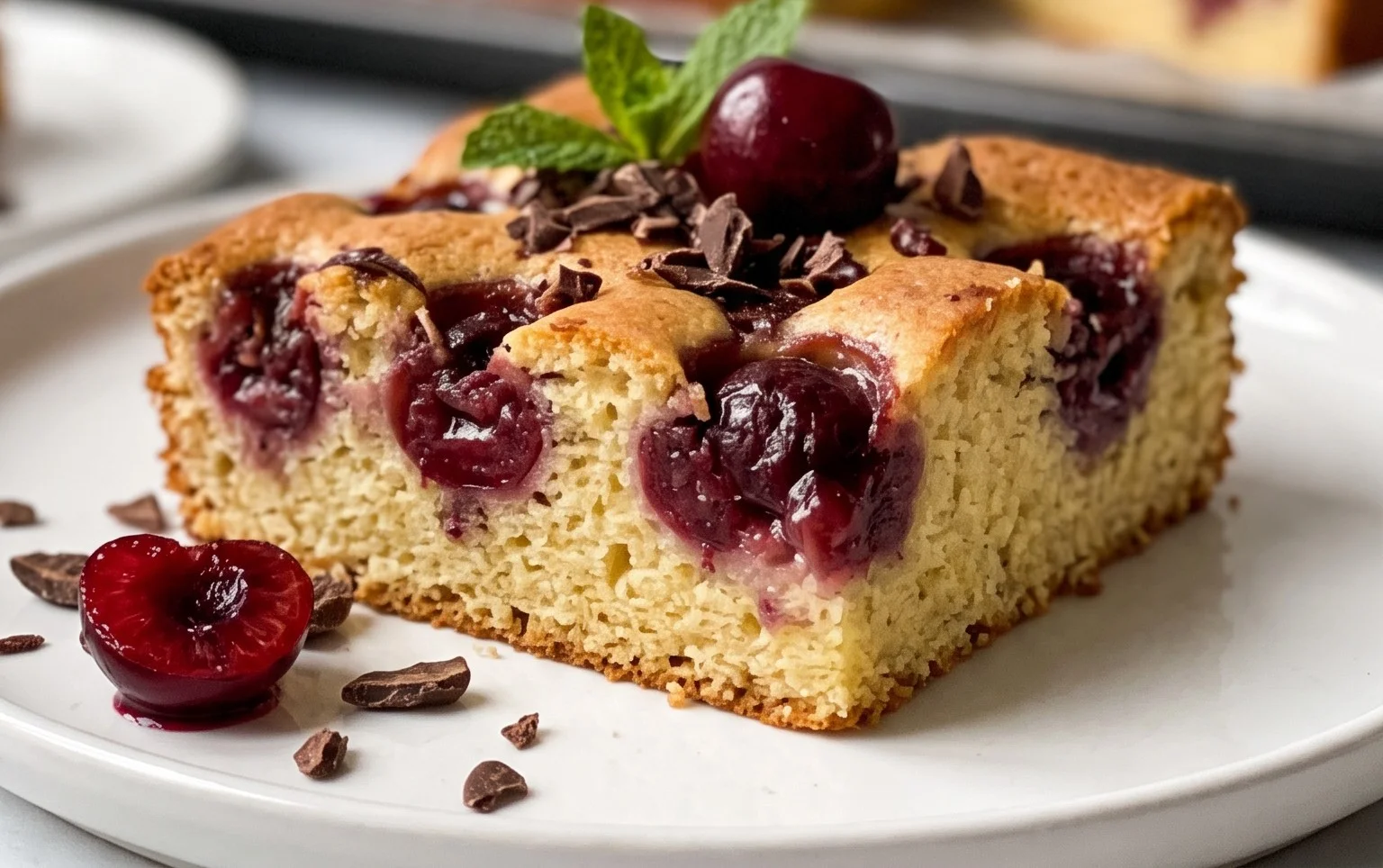 Ameisenkuchen mit Kirsch Extracten – der saftigste Blechkuchen