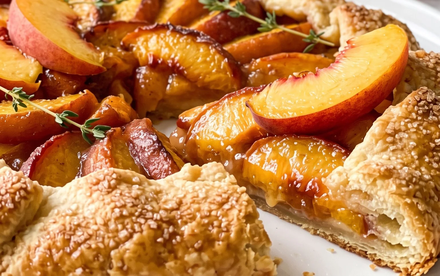 Summer Peach Galette Recipe