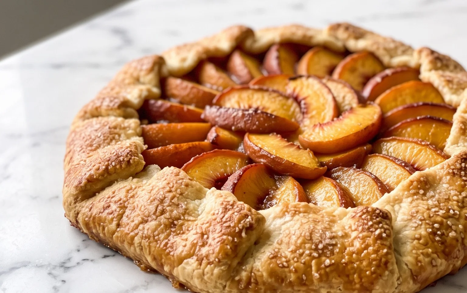 Sommer Pfirsich Galette Rezept: Leicht & Rustikal