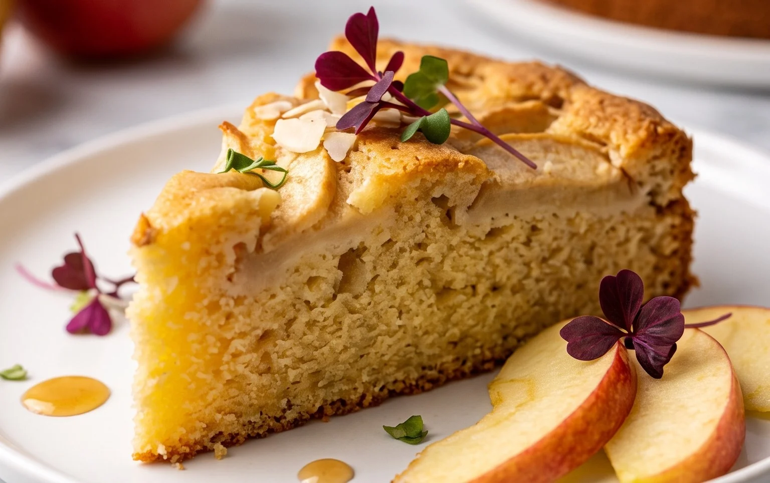 Schneller Apfelkuchen mit Rührteig