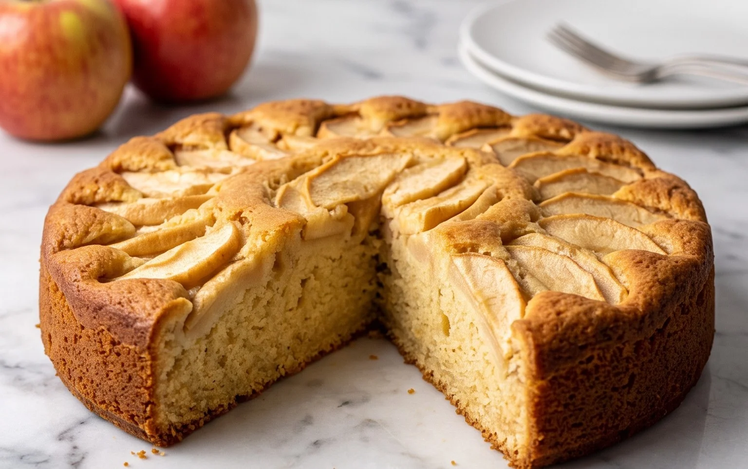 Schneller Apfelkuchen: Saftig & Einfach aus Rührteig