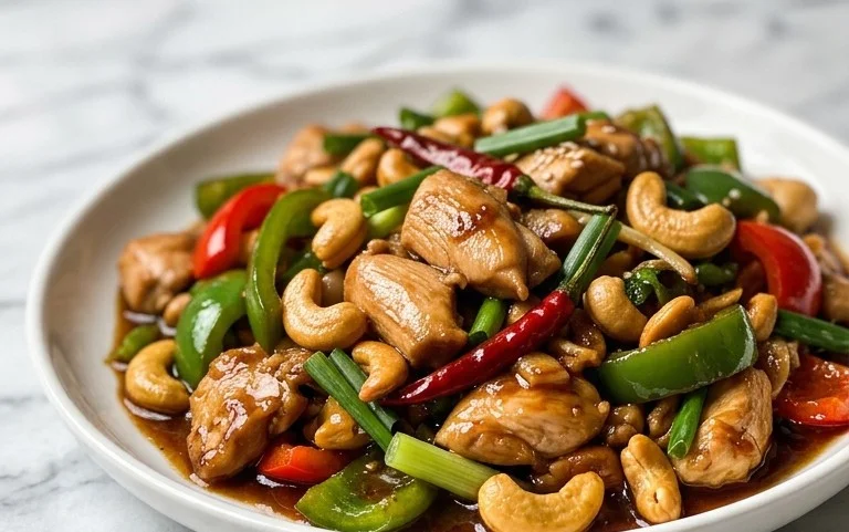 Thai Cashew Hähnchen: Knusprig & Einfach zubereiten