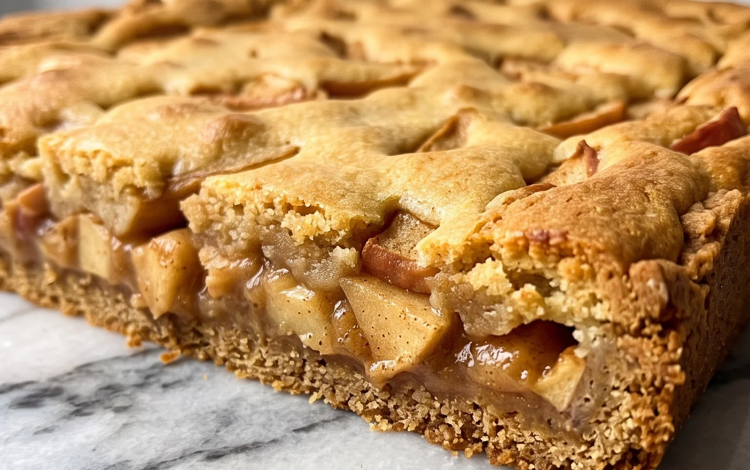 Spekulatius-Apfelkuchen vom Blech: Weihnachtlich & Lecker