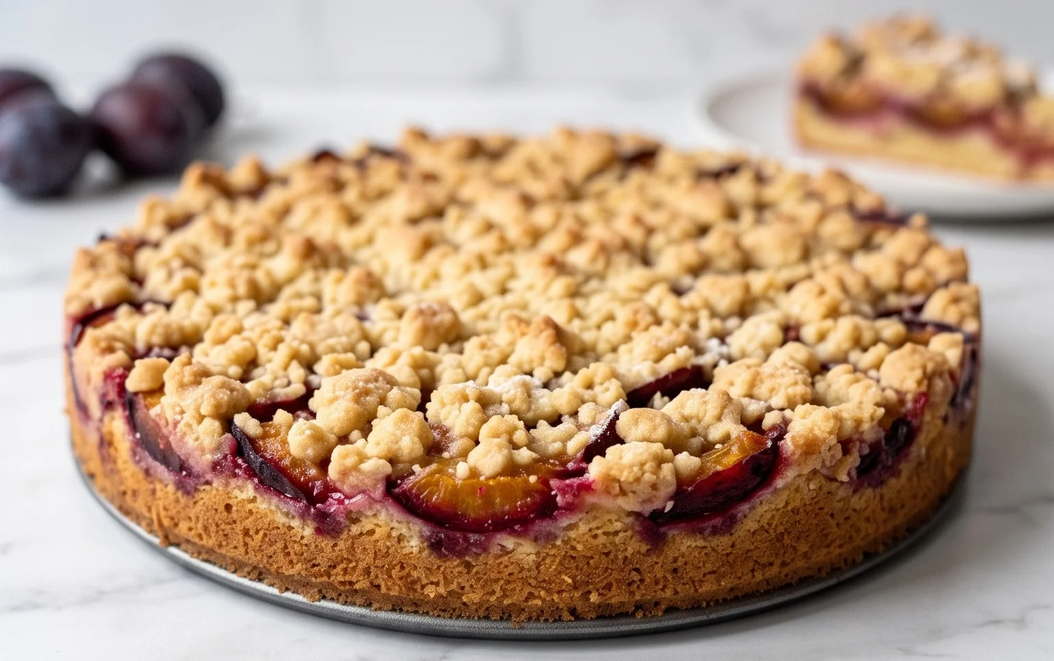 Zwetschgenkuchen mit Streusel - Rezept mit Gelinggarantie