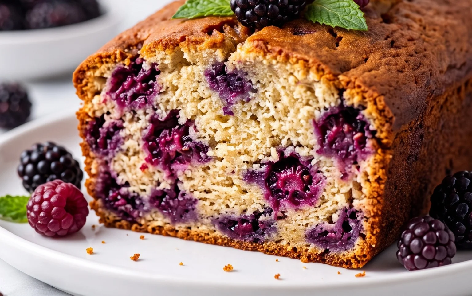 Blackberry Pound Cake Recipe