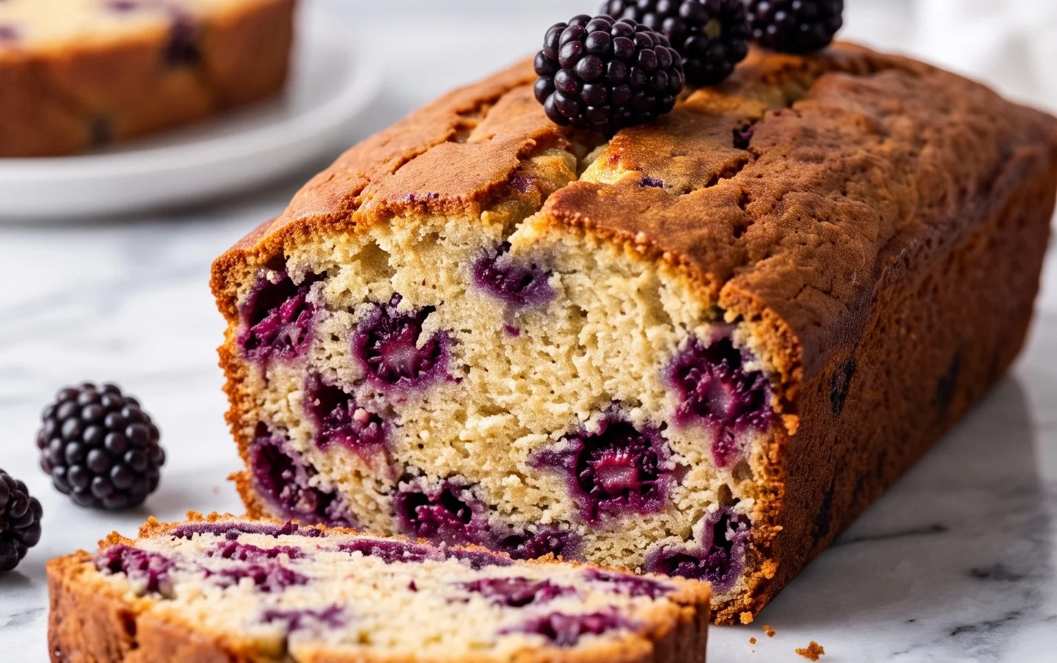 Saftiger Blackberry Pound Cake: Einfaches Rezept