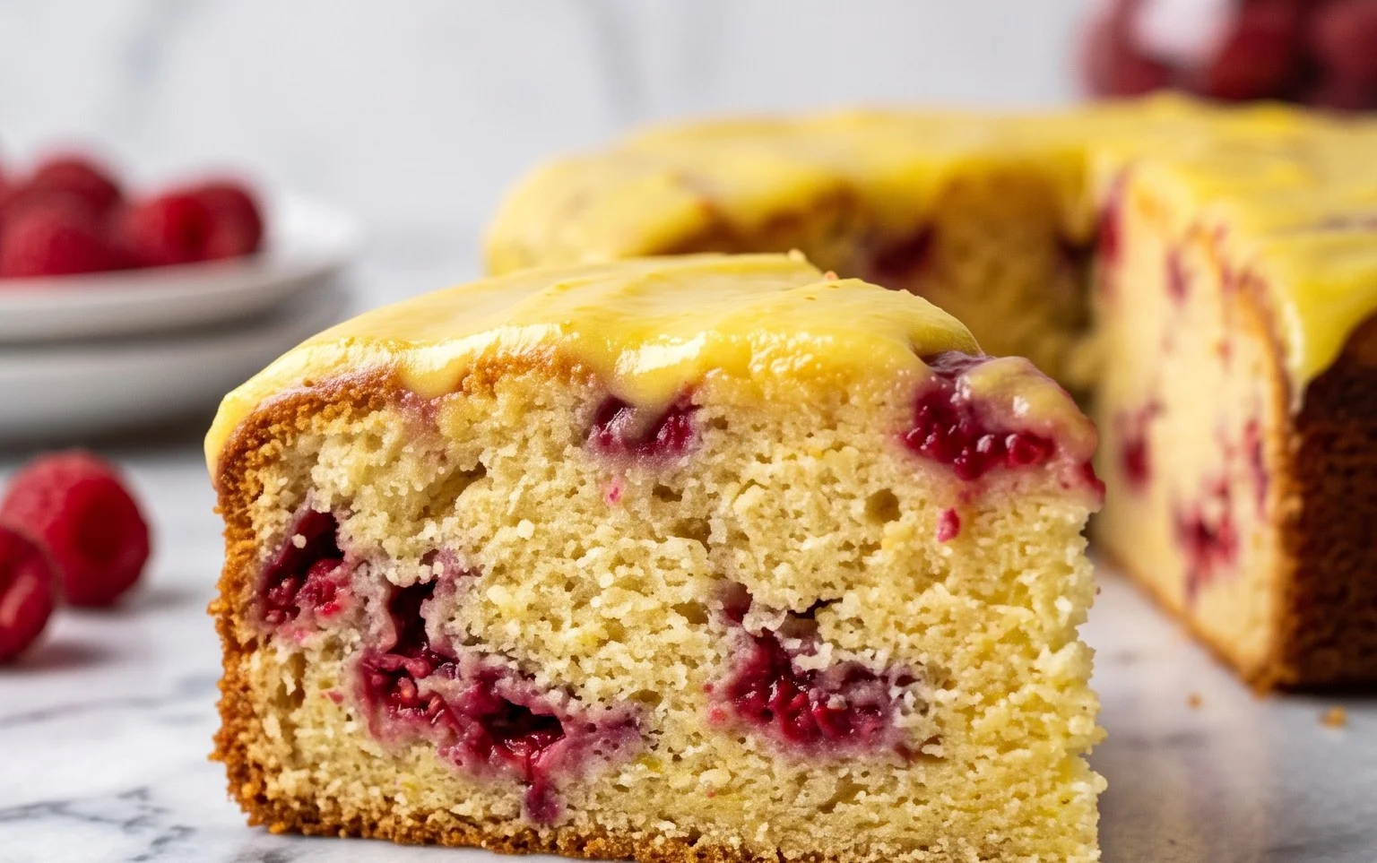 Erfrischender Raspberry Lemon Cake: Sommer-Rezept